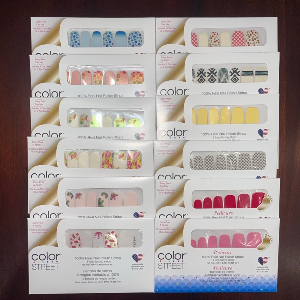 Color Street Nail Polish Strips Collection - Summer Bundle
